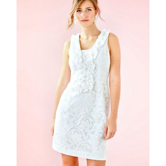 Lilly Pulitzer Kiera Shift Dress w Pearls NWT SZ 2 - Picture 4 of 10